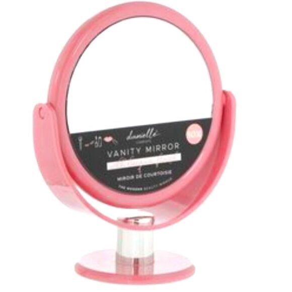 Danielle Creations Round 10X Magnification Vanity Tilt Mirror - Picture 1 of 7